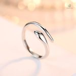 Bague design serpent, accessoire tendance pour tous les jours