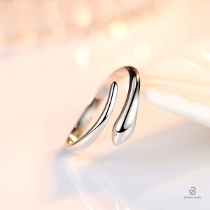 Anneau serpent fin, idéal pour les amoureux de la nature