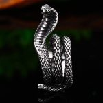 Bijou serpent en acier inoxydable