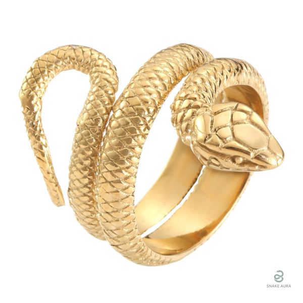 Bague serpent en or élégante et unique pour une touche raffinée