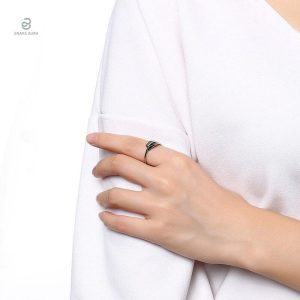 Bague serpent enroulé avec design élégant