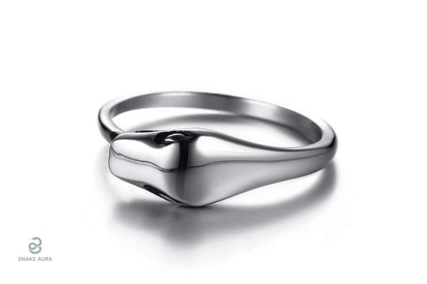 Bague ouroboros symbolisant l'éternité
