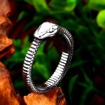 Bague serpent Ouroboros, accessoire tendance