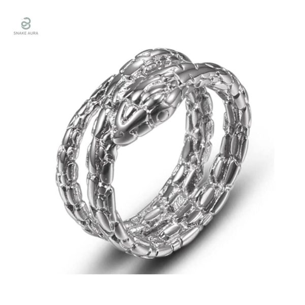 Bague Serpent Acier Minimaliste au design épuré