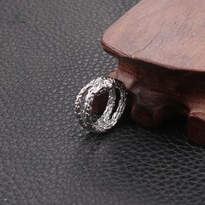 Bague serpent minimaliste, accessoire tendance en acier