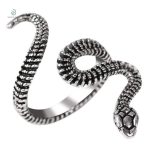 Bague serpent Anaconda en design élégant et stylisé