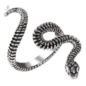 Bague serpent Anaconda en design élégant et stylisé