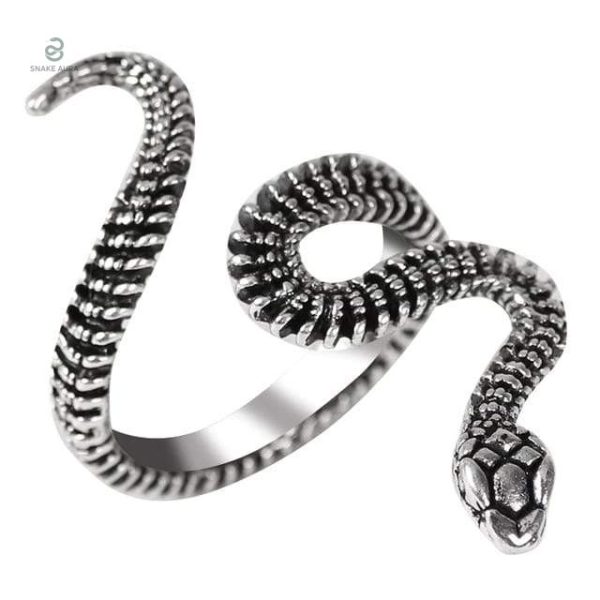 Bague serpent Anaconda en design élégant et stylisé