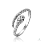 Bague Serpent Fine en Argent Sterling