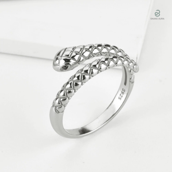Bijou serpent délicat en argent 925