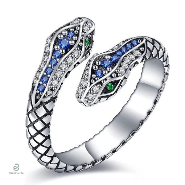 Bague serpent chic ajustable pour femme