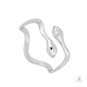 Bague Chic Serpent en Argent, design élégant et moderne