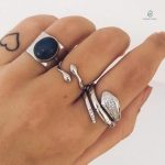 Bague Serpent élégante en Argent, accessoire tendance et stylé