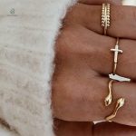Bague serpent argentée, accessoire tendance