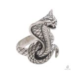 Bague serpent originale, inspirée du cobra égyptien