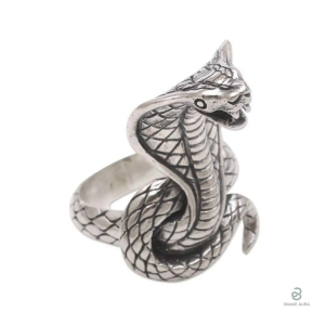 Bague serpent originale, inspirée du cobra égyptien
