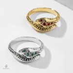 Bague serpent en argent, accessoire tendance et unique