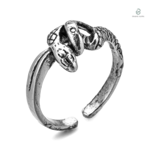 Bague serpent en noeud