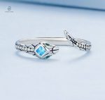 Bague serpent en argent, design élégant et intemporel