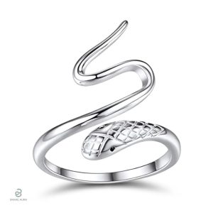 Bague Serpent Femme en Argent élégante et stylée
