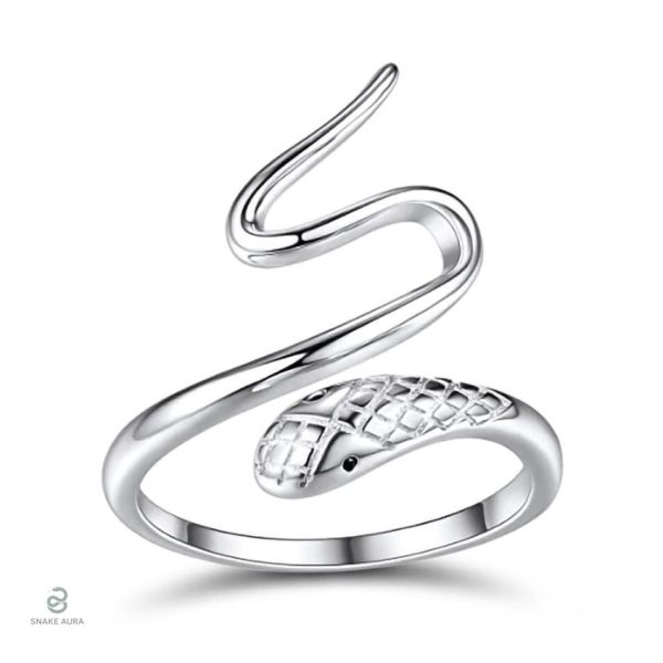 Bague Serpent Femme en Argent élégante et stylée