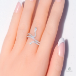 Bague femme serpent, brillance des diamants