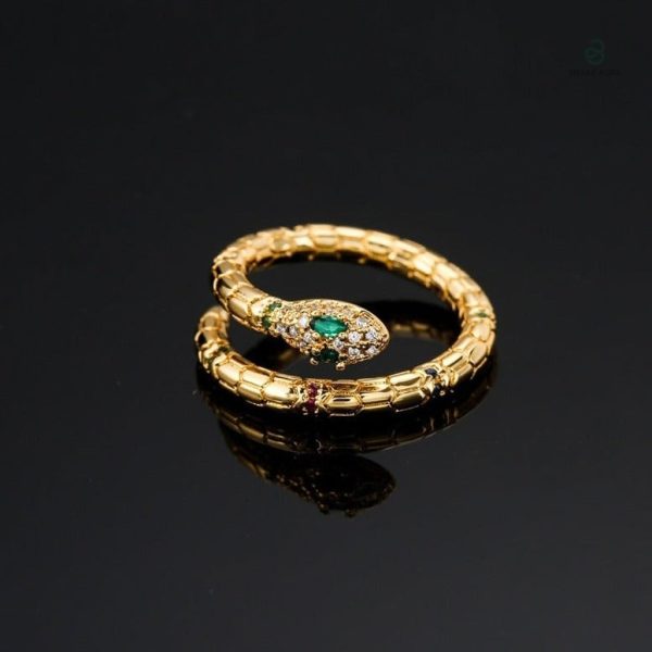 Bague serpent fine pour un look élégant et moderne