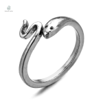 Bague serpent fine pour homme