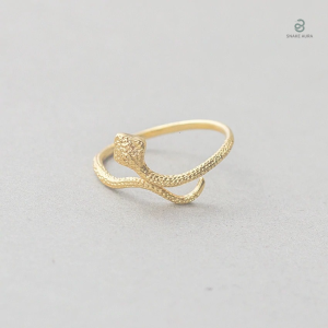 Bague serpent en or, style raffiné et contemporain pour femme