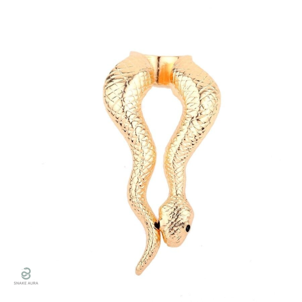 Bague serpent stylisée avec design gothique pour un look unique