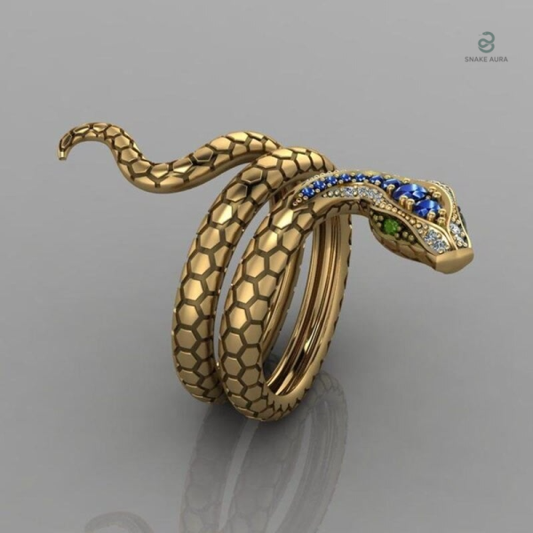 Bijou serpent, élégance et mystère réunis
