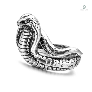 Bague serpent en acier inoxydable Naja