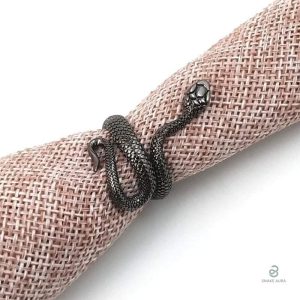 Bague en forme de serpent, style moderne