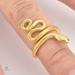 Bague serpent en Argent, accessoire tendance et original