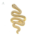 Bague serpent en or avec diamant, élégance et originalité