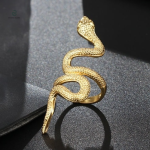 Bijoux serpent doré, style élégant et raffiné