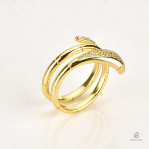 Bijou Serpent Femme en Argent
