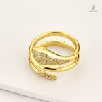 Bague Originale Serpent Or