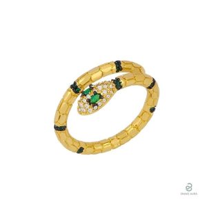 Bague Femme Serpent en or - Design unique et raffiné