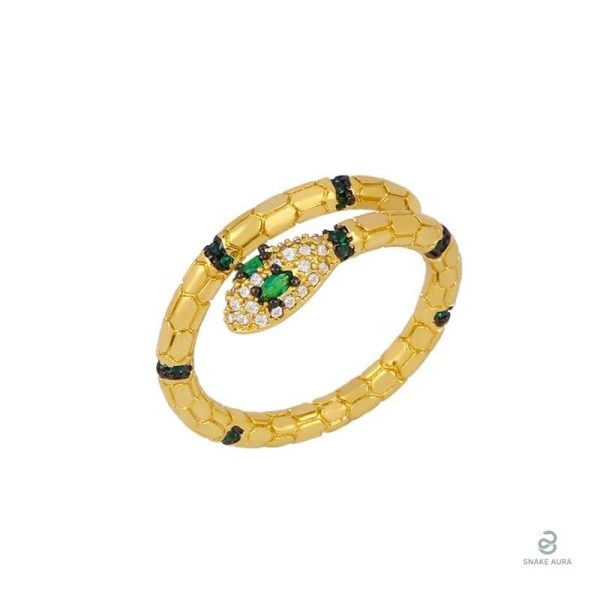 Bague Femme Serpent en or - Design unique et raffiné