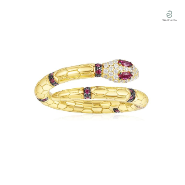 Bague de serpent dorée - Élégance minimaliste et glamour