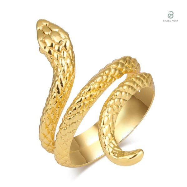 Bague Serpent Plaqué Or élégante pour un style unique