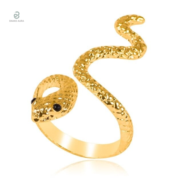Bague serpent en spirale élégante et originale