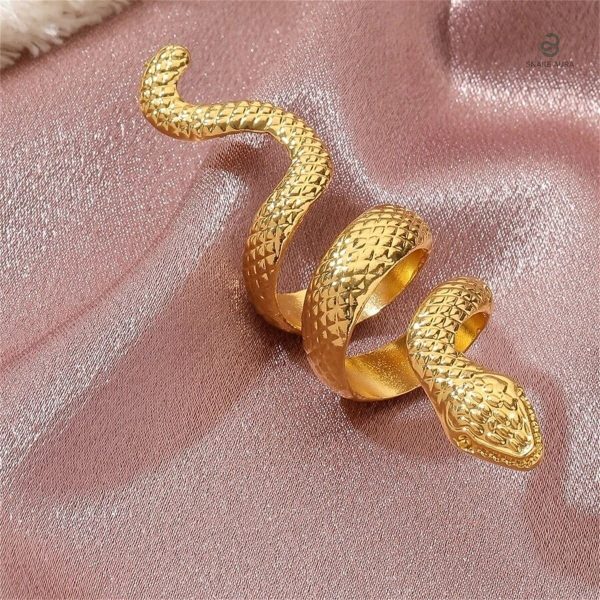 Bague gothique serpent, collection grande taille