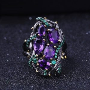 Bague serpent en argent, style impérial, allure distinctive
