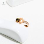 Bague serpent luxe ornée de zircon, charme et originalité