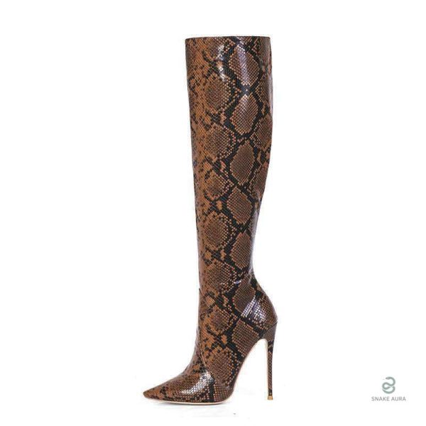 Mode cuissarde serpent avec motifs python élégants