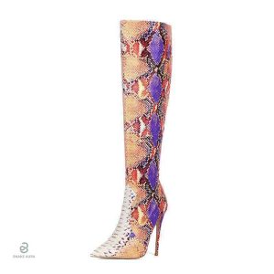 Bottes serpent à talons pour une allure moderne