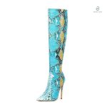 Bottes haute en serpent, confort et style assuré