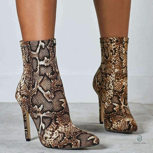 Chaussures serpent marron chics pour toutes occasions